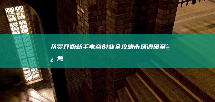 从零开始：新手电商创业全攻略：市场调研至运营实战